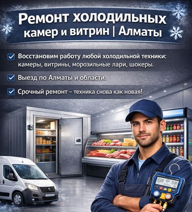Ремонт холодильников и холодильных камер
