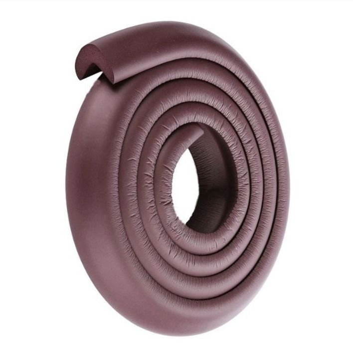 Черна предпазна лента Защитна лента Протектор за ръбове Защита за деца