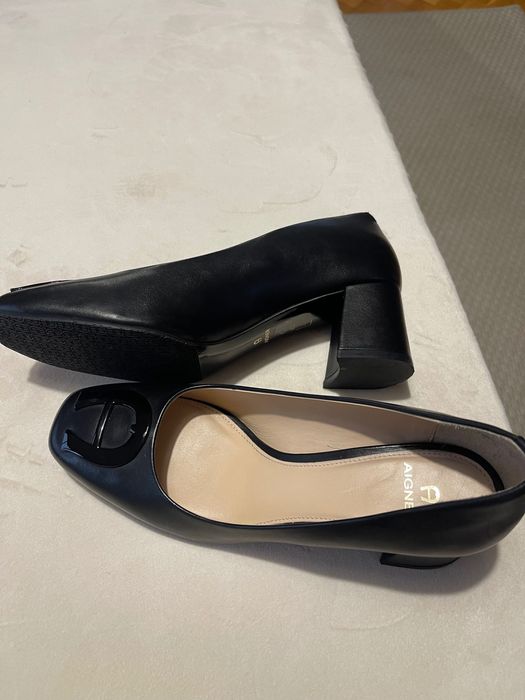 Aigner Кожени Обувки с Ток