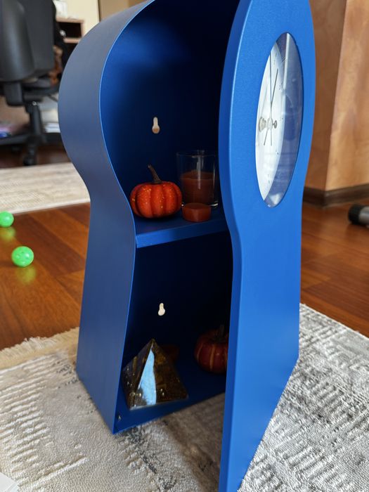 Ceas IKEA PS 1995 albastru 48 cm – design Thomas Eriksson, nou