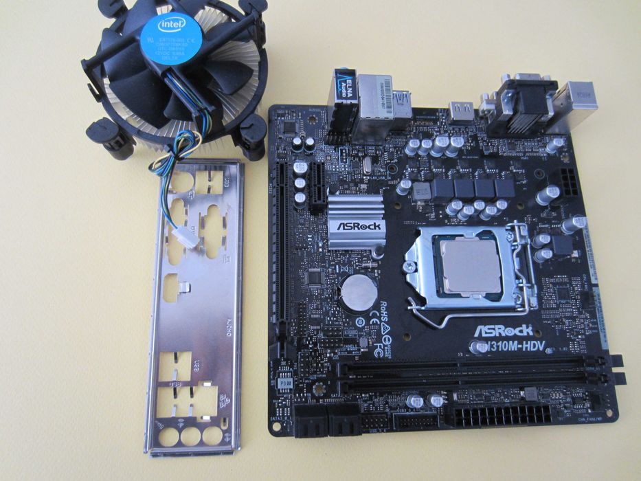 Комплект   i3-8100  +  MB  H310M + FAN