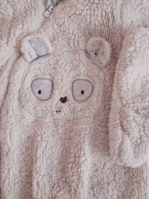 Мъхест гащеризон с ушички Primark / Пухкав космонавт