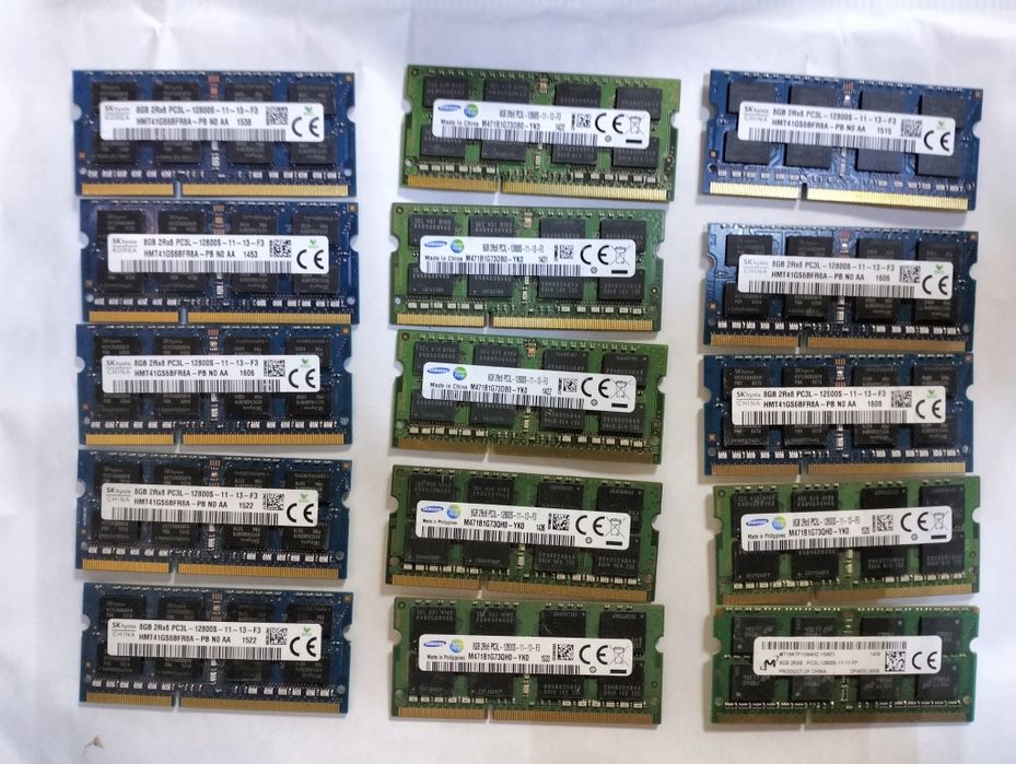 Memorii laptop sodimm DDR3 8GB