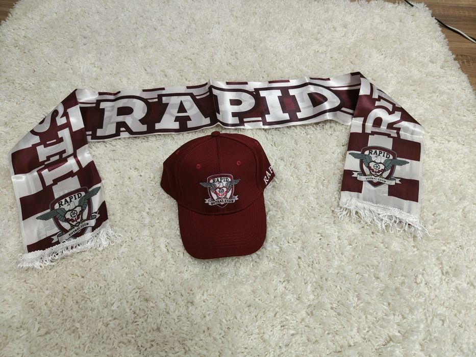 Șapcă FC Rapid + Eșarfă SET