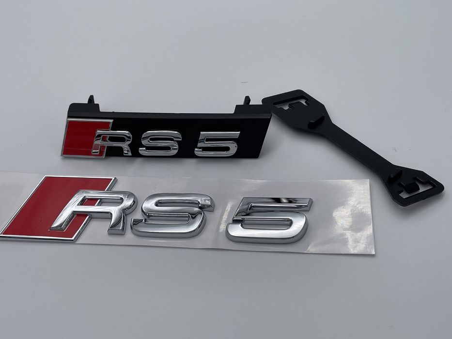 Set Embleme Audi RS5 crom s-line