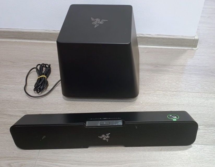 razer leviathan 5.1 soudbar + tub bass