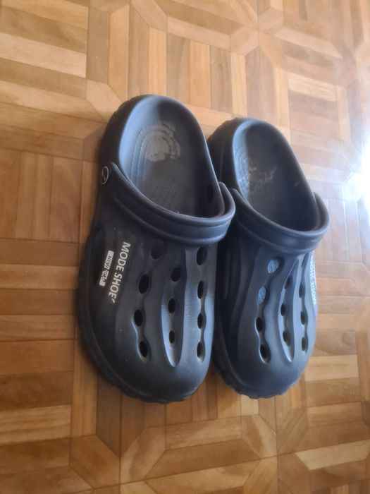 Халат байковый и кроксы