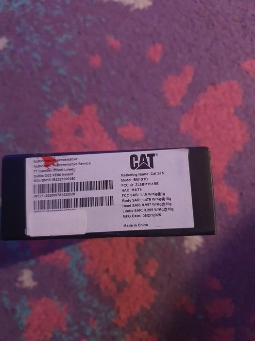 Cat S75 128Gb Nou