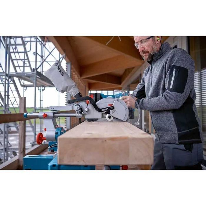 Настолен циркуляр Акумулаторен BOSCH GCM 18V-254 D SOLO, 18V, 254 mm