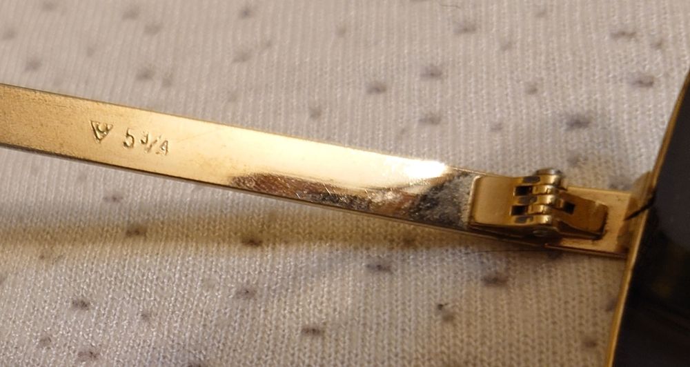 Rame ochelari de soare vintage placate cu AUR