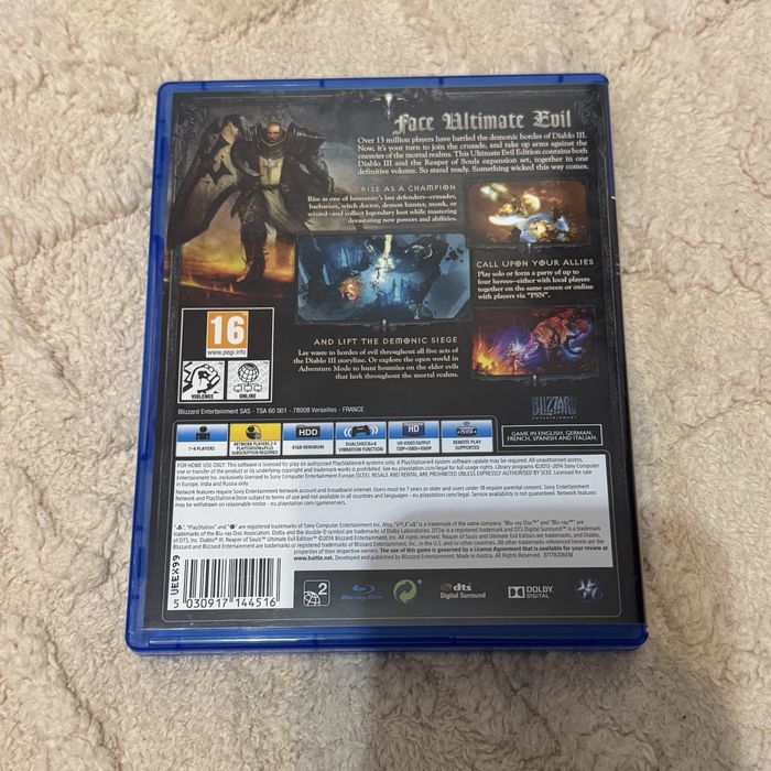 Joc Diablo Reaper of Souls PS4