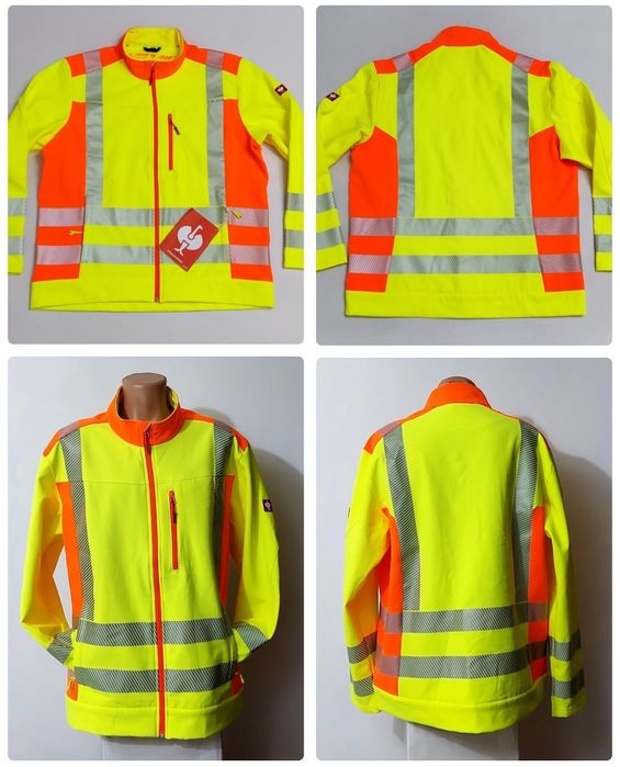 Geaca Nouă softshell Engelbert Strauss, înaltă vizibilitate E.S. Motion 2020, Nr. XXL (men)