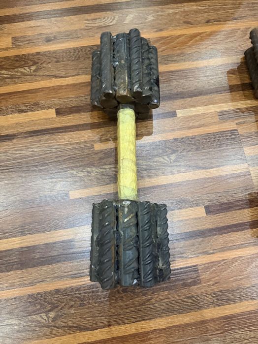 Гантели из арматуры ручная работа