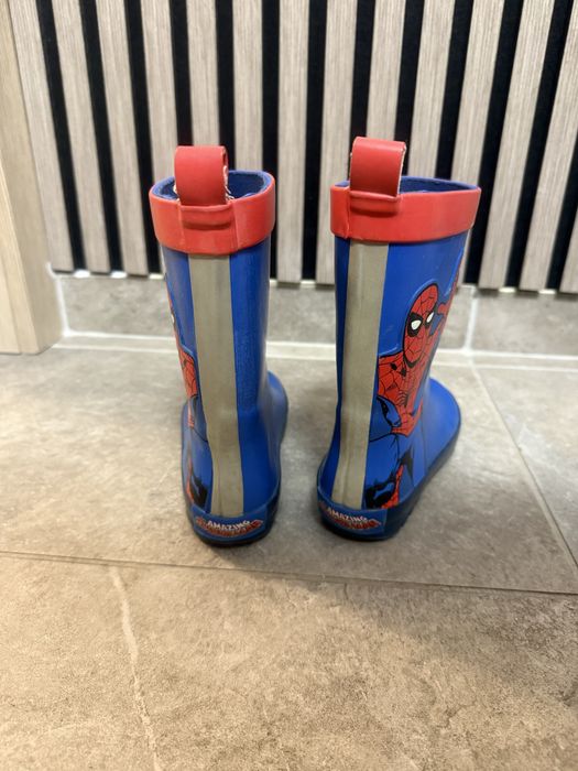 Cizme de ploaie H&M, Spiderman, marimea 28