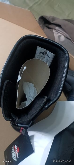 Мото бой сапог  кожений