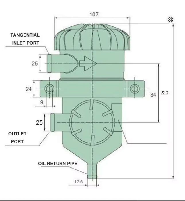 Oil Catch Can маслоуловител, кеч кен, реплика на ProVent 200