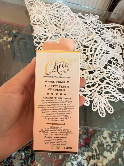 P.Louise The Cheek Of It Liquid Blush Fruit Punch 25 ml – Blush Lichid Nou