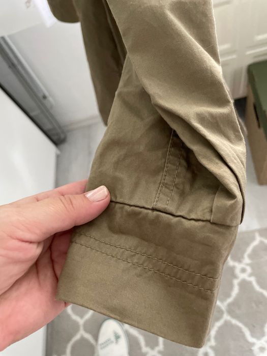 Trench Cropp S-M kaky-mustar