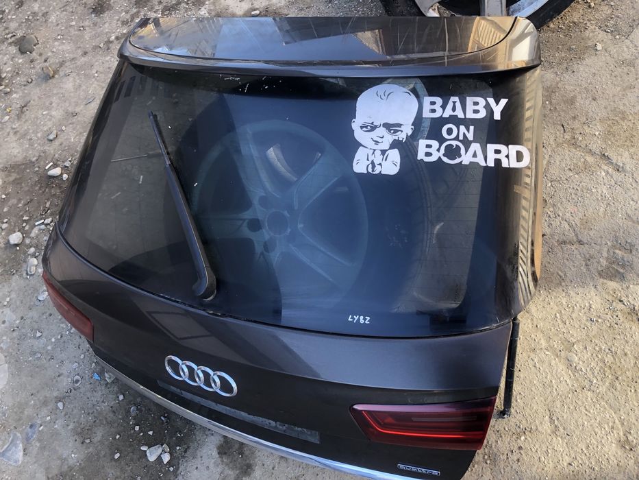 Haion Audi A6 4G. C7 break facelift. Cod culoare LY8Z maro