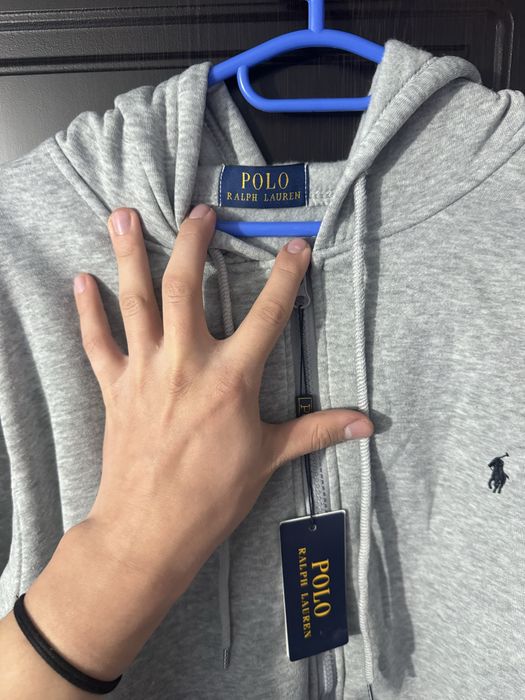 Hanorace polo ralph lauren negru/gri