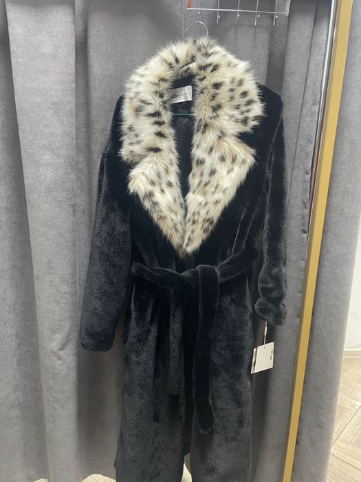 Продам шубу черную новая