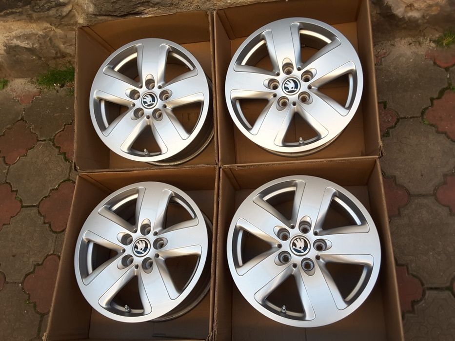 jante aliaj 16; 5x112; Skoda Superb,Octavia 2, Octavia 3, Octavia 4, Karoq
