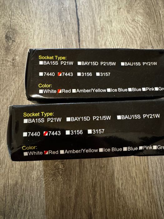 Лед светлини червен цвят