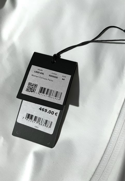 Pantaloni ski Kjus albi pantalon schi snowboard alb dama 44 / L - XL