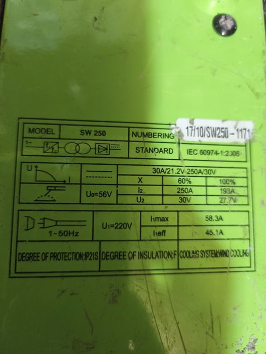 Aparat de sudura MMA electrod