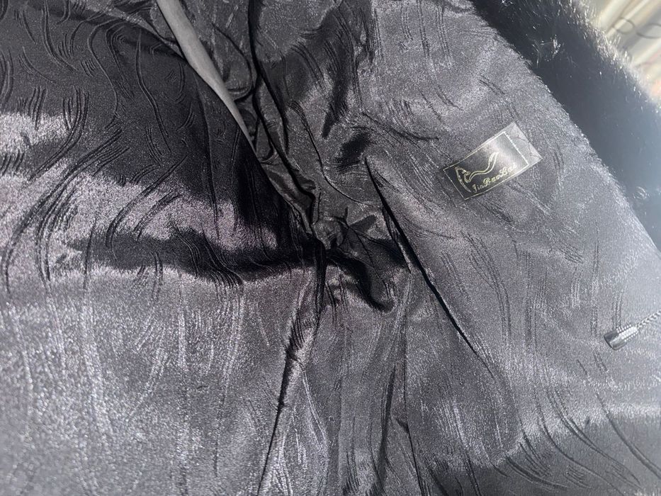 Шуба норковая с капюшоном