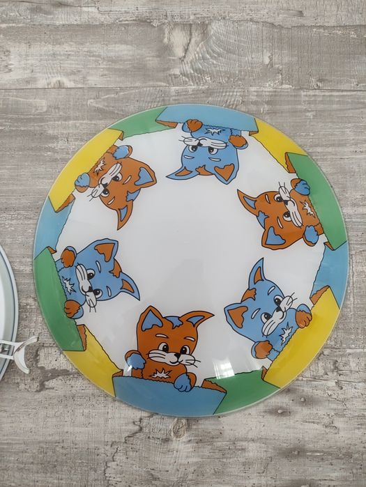 Aplica cu pisicuțe E17+ 2 becuri Philips/ camera copiilor