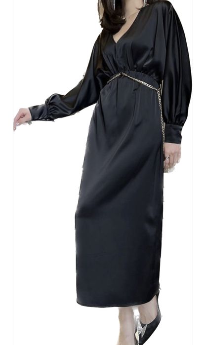 элегантное черное платье