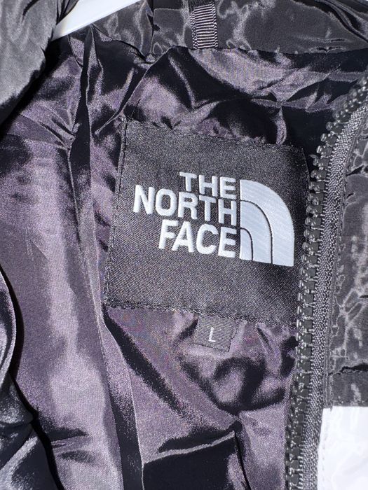 Geacă L The North Face alb albă negru neagră