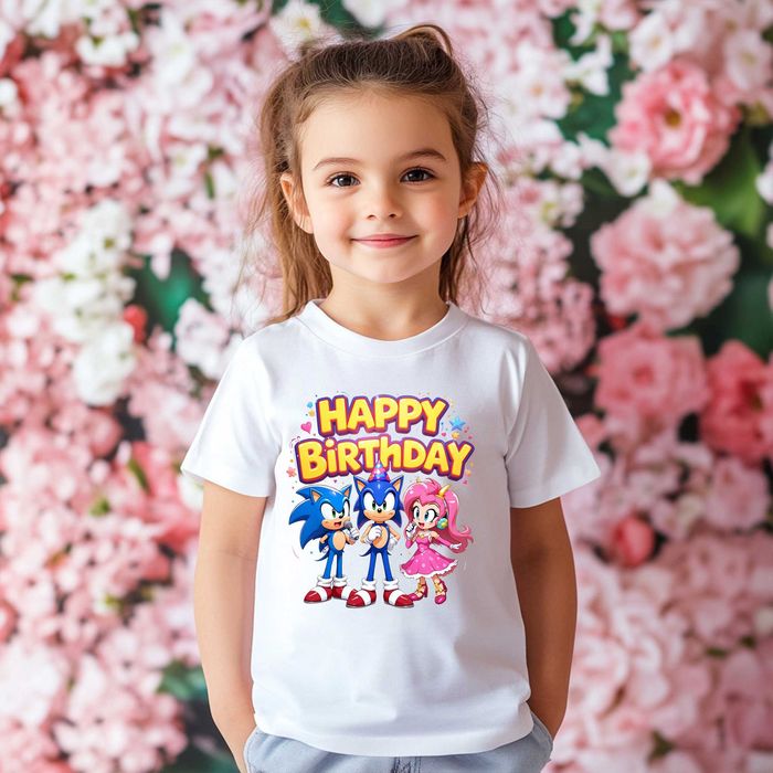 Детски тениски, Рожден ден, Соник, Sonic