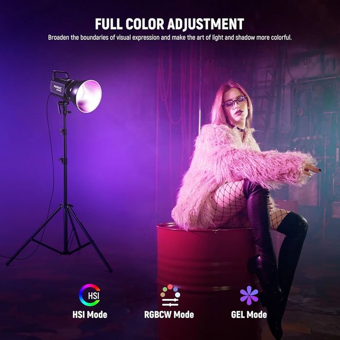 Проф. Диодно осветление. Rgb. Видео и фото. Постоянно осветленив. Софтбокс