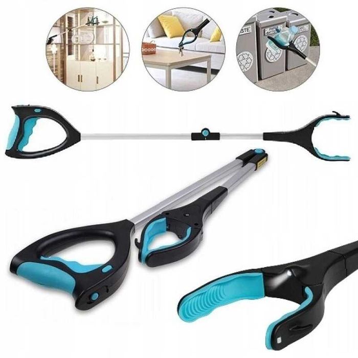 Cleste pentru ridicare obiecte cu LED pentru seniori pliabil 82 cm