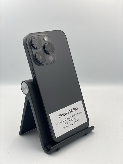 Iphone 14 Pro - 256GB, 95% baterie, 1 an garantie
