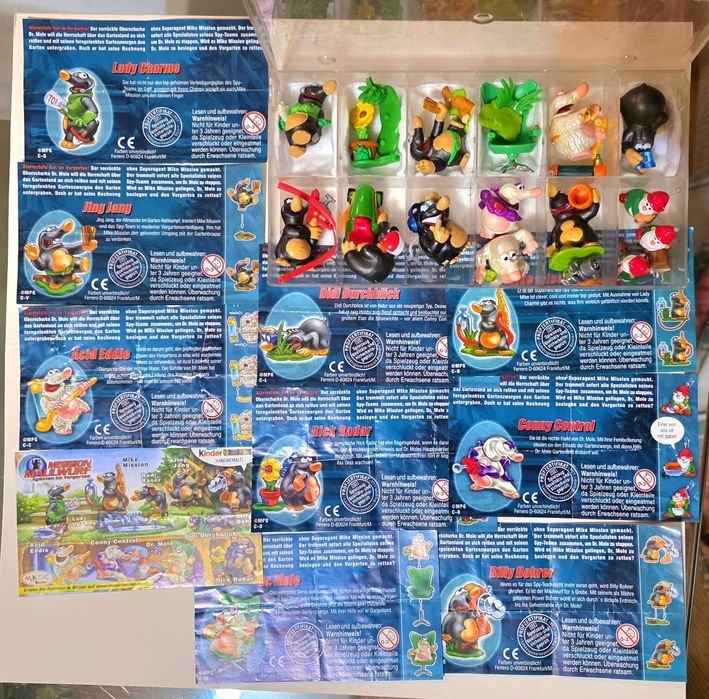 Пълни серии от Kinder Surprise