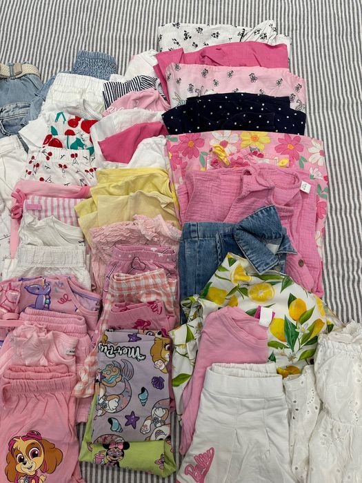 Голям лот с летни дрехи за момиче