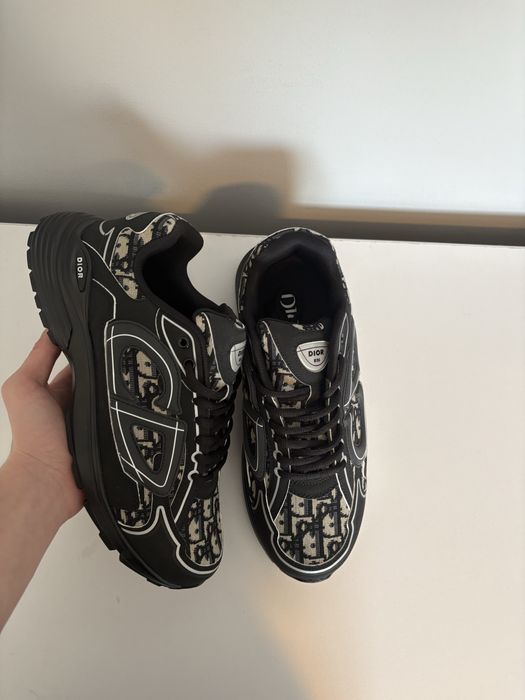 Dior B30 Black Grey Print Reflective- Marimea 43 Pe Stoc