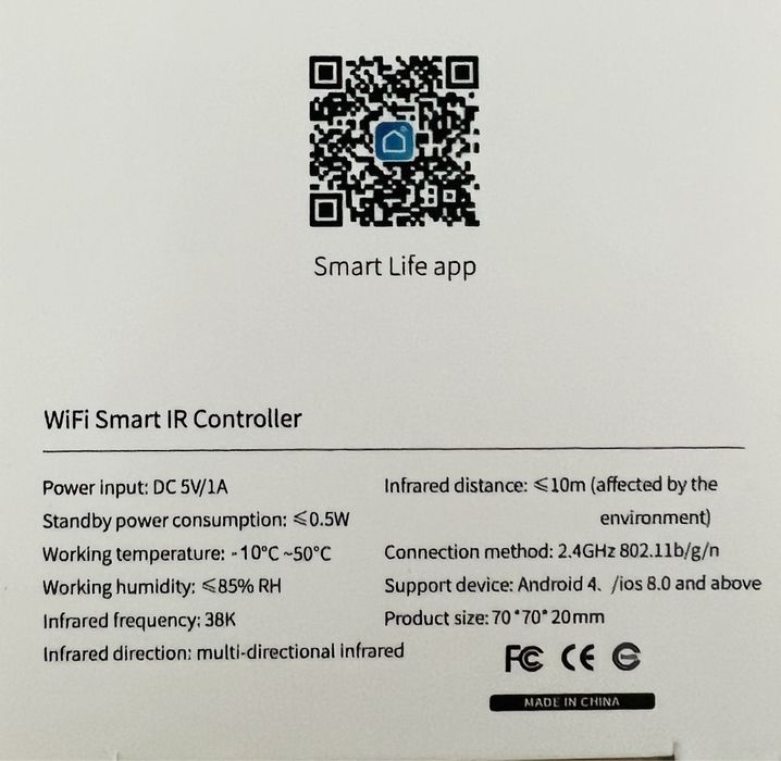 Telecomanda universala inteligenta SMART WiFi dispozitive IR