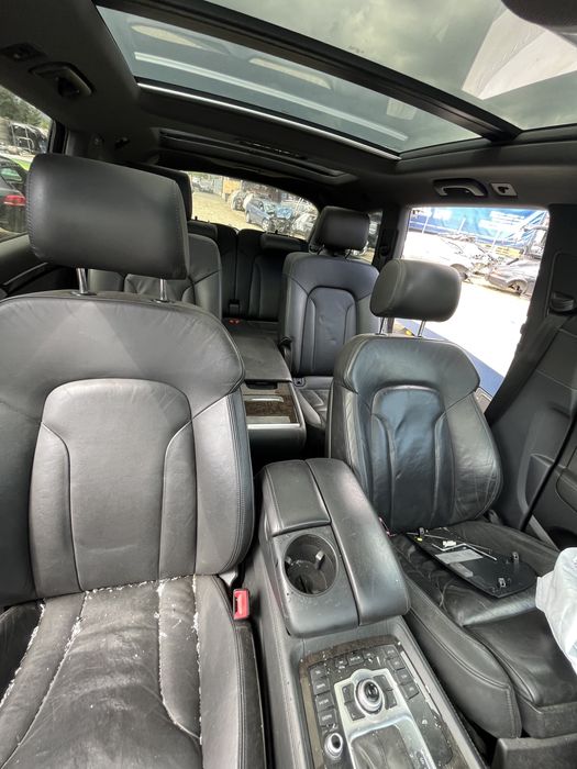 Trapa panoramica Audi Q7 4L Facelift 2011 completa cu jaluzele negre