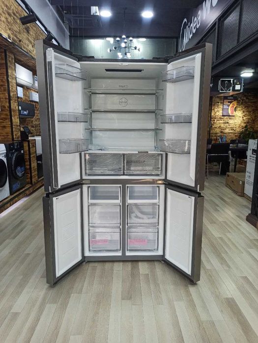 Холодильник Midea  Тёмный металлик