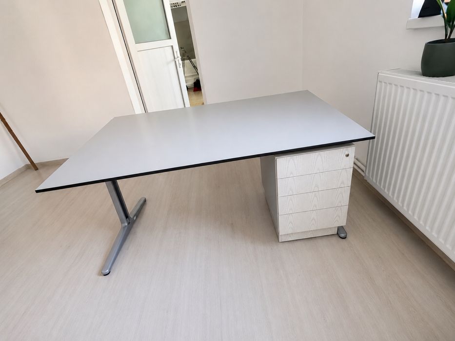 Birou office profesional + corp mobil cu sertare