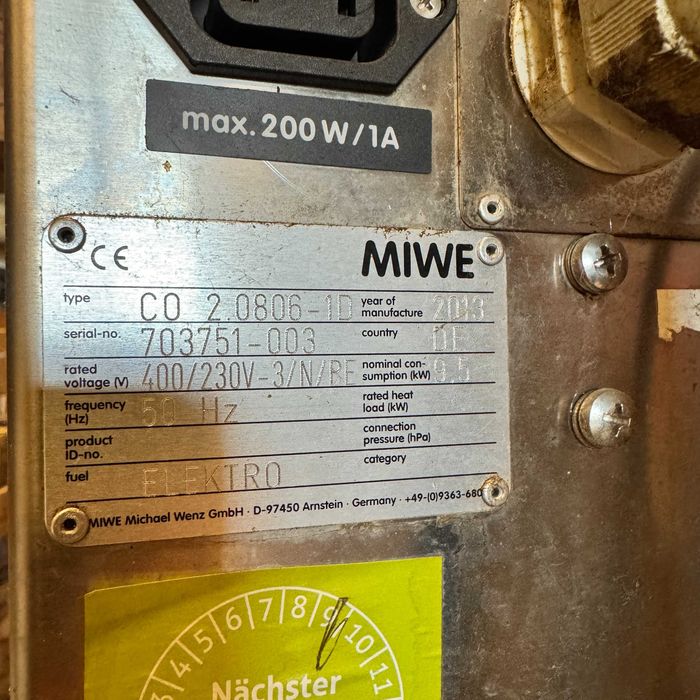 Cuptor electric etajat MIWE CONDO 2013