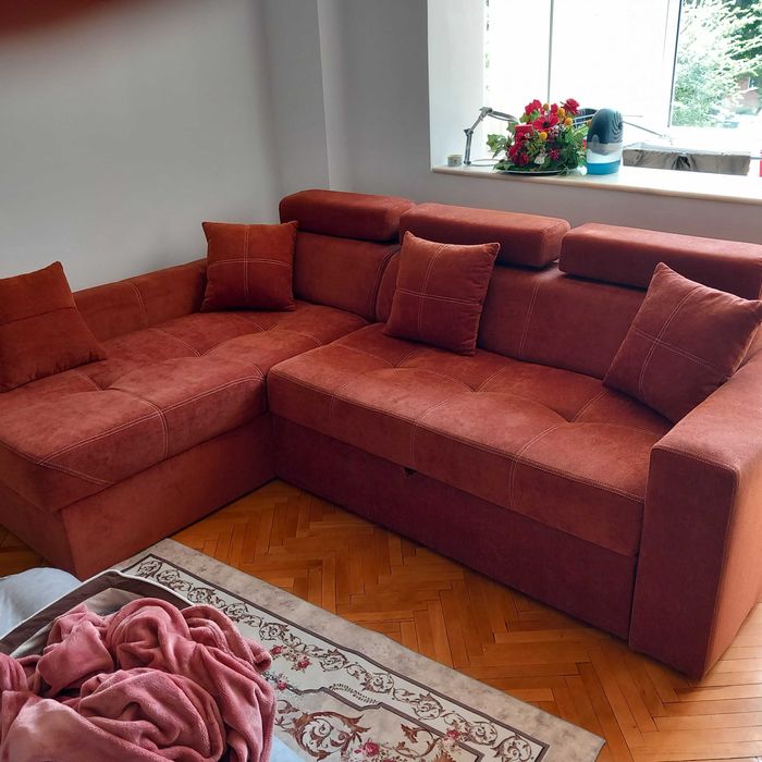 Coltar Living Ramona nefolosit culoare caramizie