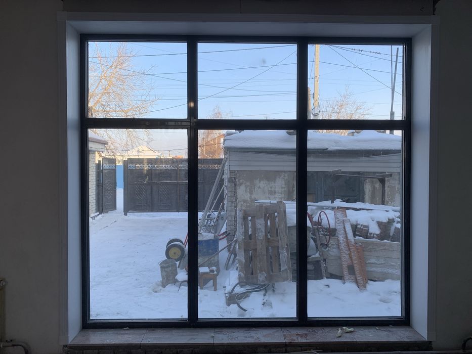 Установка окон и балконов