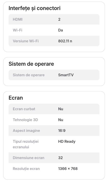 Televizor Skyworth LED