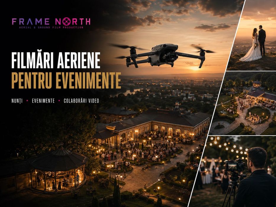 Filmări cu drona pentru evenimente și videografi | Iași
