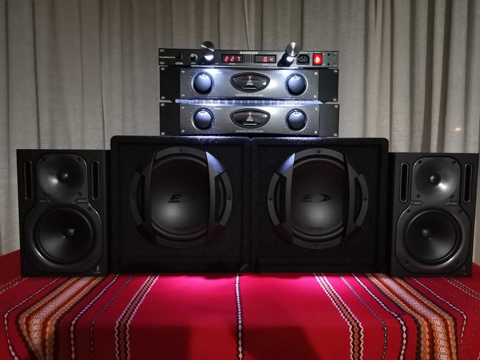 Студио озвучаване (Усилватели, пасивни Монитори & Субуфери и др.)